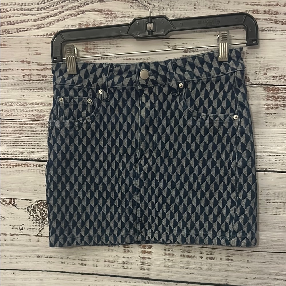 Blue denim mini Skirt from Urban revivo size XS